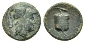 PAMPHYLIA. Side.(1st century BC).Ae.

Condition : Good very fine.

Weight : 1.91 gr
Diameter : 12 mm