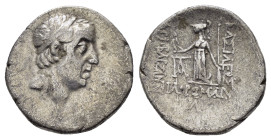 KINGS of CAPPADOCIA. Ariobarzanes I Philoromaios (96-63 BC).Eusebeia.Drachm.

Condition : Good very fine.

Weight : 3.58 gr
Diameter : 18 mm