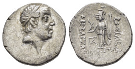 KINGS of CAPPADOCIA. Ariobarzanes I Philoromaios (96-63 BC).Eusebeia.Drachm.

Condition : Good very fine.

Weight : 3.62 gr
Diameter : 18 mm