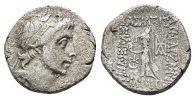KINGS of CAPPADOCIA.Ariobarzanes III.(52-42 BC).Eusebeia.Drachm.

Condition : Good very fine.

Weight : 3.15 gr
Diameter : 16 mm