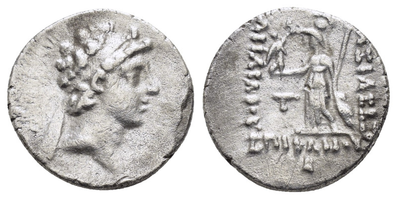 KINGS of CAPPADOCIA.Ariarathes VIII.(Circa 100-95 BC).Eusebeia.Drachm.

Conditio...