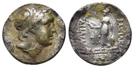 KINGS of CAPPADOCIA. Ariarathes IV Eusebes.(220-163 BC). Eusebeia.Drachm.

Condition : Good very fine.

Weight : 4.10 gr
Diameter : 19 mm