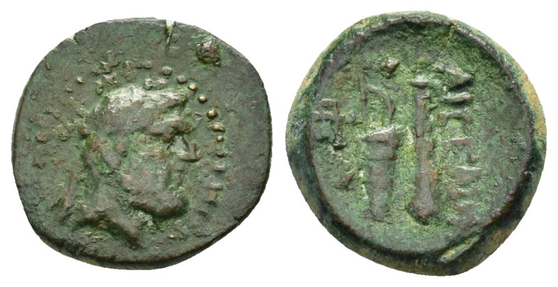 CILICIA.Aegeae.( (2nd-1st centuries BC).Ae.

Obv : Laureate head of Herakles rig...