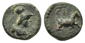CILICIA.Aegeae.(Circa 164-47 BC).Ae.

Condition : Good very fine.

Weight : 2.54 gr
Diameter : 12 mm