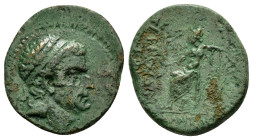 CILICIA. Anazarbos. Tarkondimotos (King of Upper Cilicia, 39-31 BC). Ae.

Condition : Good very fine.

Weight : 7.42 gr
Diameter : 21 mm