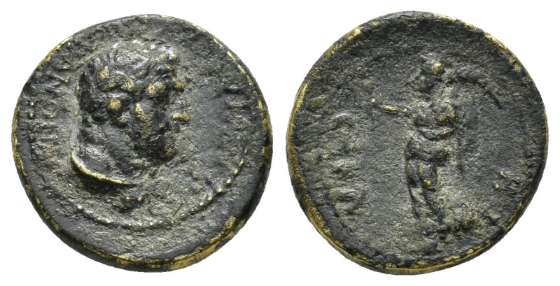 LYDIA. Sardes. Pseudo-autonomous issue. Time of Nero (54-68). Ae.

Obv : EΠI TI ...