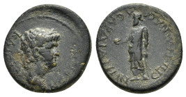 LYDIA. Sardes. Pseudo-autonomous. Time of Nero (54-68). Ae. 

Obv : ΘЄON CYNKΛHTON.
Draped bust of the Senate right.

Rev : ЄΠI TI MNACЄOY CAPΔIANΩN.
...