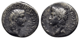 CAPPADOCIA. Caesaraea. Tiberius (14-37), with Drusus Caesar. Drachm.

Obv : TI CAES AVG P M TR P XXXV.
Laureate head of Tiberius right.

Rev : DRVSVS ...
