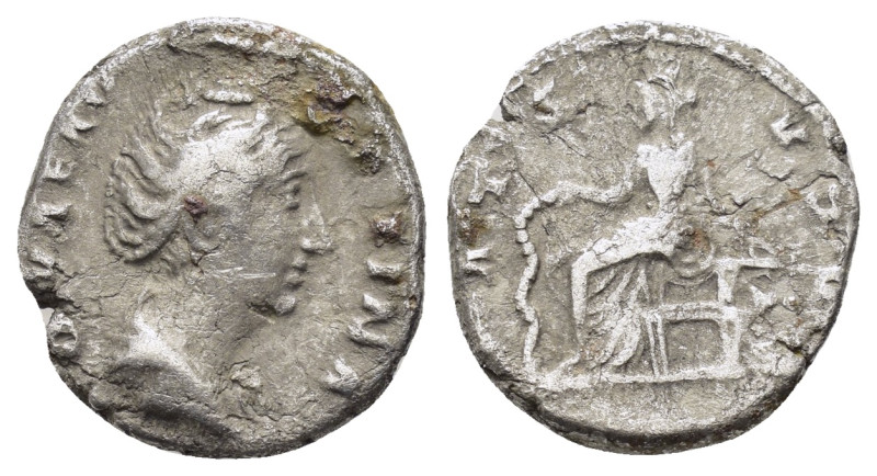 DIVA FAUSTINA I (Died 140/1).Rome.Denarius.

Condition : Good very fine.

Weight...