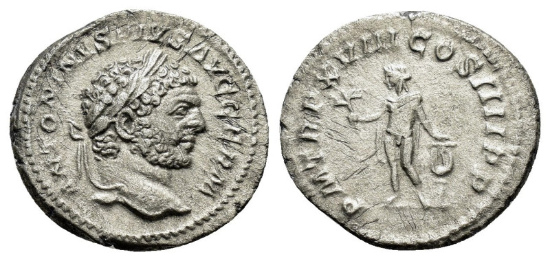 CARACALLA (197-217).Rome.Denarius.

Obv : ANTONINVS PIVS AVG GERM.
Laureate head...