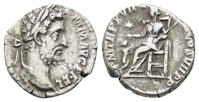 COMMODUS (177-192). Denarius. Rome.

Obv : M COMM ANT P FEL AVG BRIT.
Laureate h...