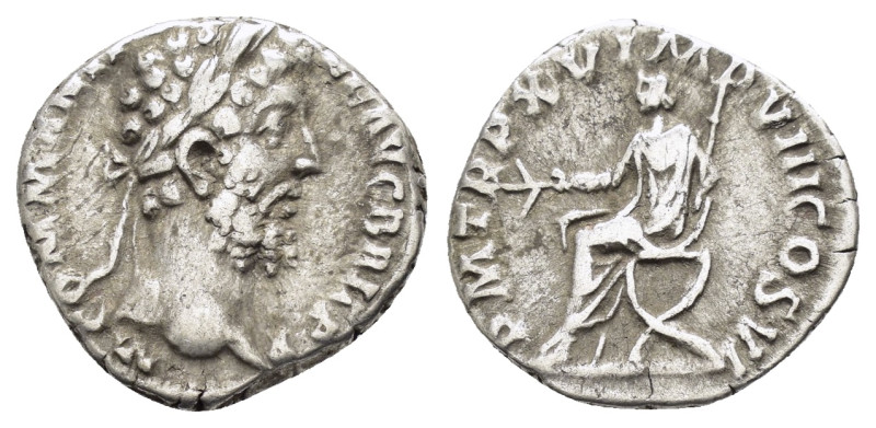 COMMODUS (177-192).Rome.Denarius.

Obv: M COMM ANT P FEL AVG BRIT P P.
Laureate ...