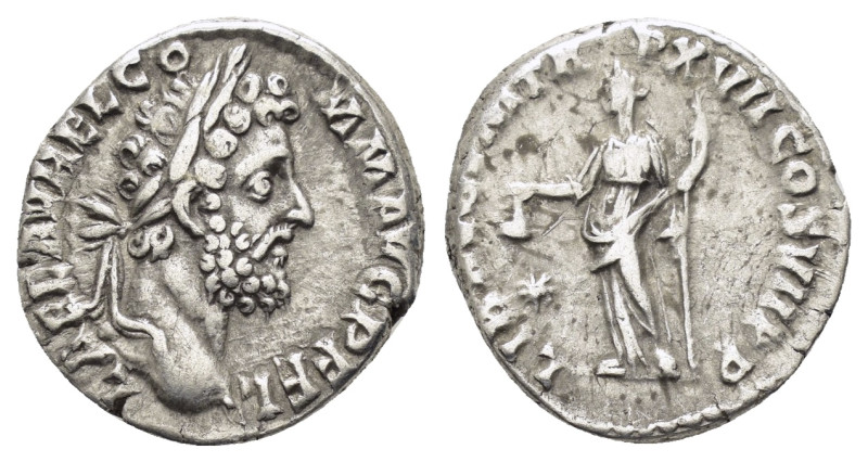 COMMODUS (177-192).Rome.Denarius.

Obv : L AEL AVREL CO-MM AVG P FEL.
Laureate h...