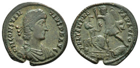 CONSTANTIUS II.(337-361).Alexandria.Follis. 

Condition : Good very fine.

Weight : 5.63 gr
Diameter : 23 mm