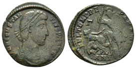 CONSTANTIUS II.(337-361). Antioch.Follis. 

Condition : Good very fine.

Weight : 5.46 gr
Diameter : 22 mm