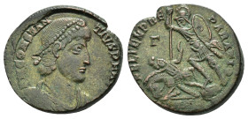 CONSTANTIUS II.(337-361). Antioch.Follis. 

Condition : Good very fine.

Weight : 5.43 gr
Diameter : 22 mm