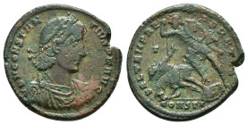 CONSTANTIUS II.(337-361).Constantinople.Follis. 

Condition : Good very fine.

Weight : 5.77 gr
Diameter : 24 mm