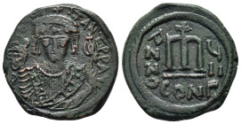 TIBERIUS II CONSTANTINE.(578-582).Constantinople.Follis.

Condition : Good very fine.

Weight : 12.99 gr
Diameter : 29 mm