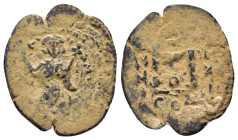 PHILIPPICUS (BARDANES) (711-713). Constantinople.Follis.

Condition : Good very fine.

Weight : 3.69 gr
Diameter : 21 mm