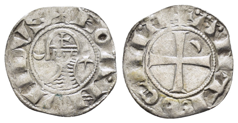 CRUSADERS.Antioch. Bohemund III.(1163-1201).BI Denier.

Condition : Good very fi...