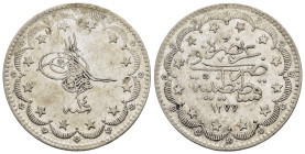 OTTOMAN EMPIRE. Abdülaziz (1861-1876 AD).Qustantiniya.1277/14 AH 20 Qurush.

Condition : Good very fine.

Weight : 24.00 gr
Diameter : 36 mm