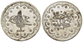 ISLAMIC.Ottoman Empire.Abdul Majid.(1839-1861).1255/9 AH.Qustantiniya.20 Qurush.

Condition : Good very fine.

Weight : 23.92 gr
Diameter : 36 mm