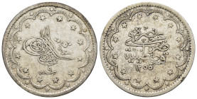 ISLAMIC.Ottoman Empire.Abdul Majid.(1839-1861).1255/9 AH.Qustantiniya.20 Qurush.

Condition : Good very fine.

Weight : 23.92 gr
Diameter : 36 mm