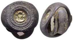 ANCIENT ROMAN SILVER and GOLD RING.(3rd–4th centuries).Ae.

Condition : Good very fine.

Weight : 26.74 gr
Diameter : 28 mm