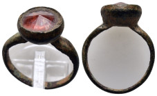 ANCIENT ROMAN BRONZE RING.(3rd–4th centuries).Ae.

Condition : Good very fine.

Weight : 5.05 gr
Diameter : 23 mm