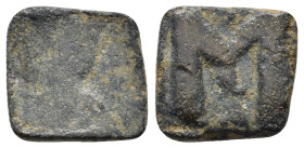 ANCIENT BYZANTINE BRONZE COMMERCİAL WEIGHTS (Circa 6th-9th Century).Ae.

Condition : Good very fine.

Weight : 4.41 gr
Diameter : 16 mm