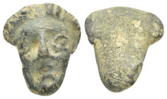 ANCIENT ROMAN BRONZE APLIQUE.(1st-2nd century).Ae.

Condition : Good very fine.

Weight : 9.30 gr
Diameter : mm