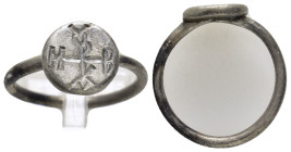 ANCIENT BYZANTINE SILVER RING.(7rd–8th centuries).Ar.

Condition : Good very fine.

Weight : 4.02 gr
Diameter : mm