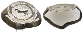 ANCIENT BYZANTINE SILVER RING.(7rd–8th centuries).Ar.

Condition : Good very fine.

Weight : 3.19 gr
Diameter : mm