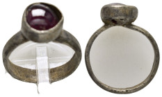 ANCIENT BYZANTINE SILVER RING.(7rd–8th centuries).Ar.

Condition : Good very fine.

Weight : 5.17 gr
Diameter : 22 mm