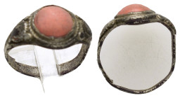 ANCIENT BYZANTINE SILVER RING.(7rd–8th centuries).Ar.

Condition : Good very fine.

Weight : 2.05 gr
Diameter : 16 mm