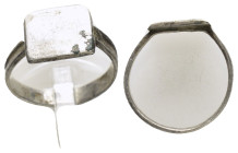 ANCIENT BYZANTINE SILVER RING.(7rd–8th centuries).Ar.

Condition : Good very fine.

Weight : 2.96 gr
Diameter : 19 mm