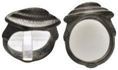 ANCIENT BYZANTINE BRONZE RING.(7rd–8th centuries).Ae.

Condition : Good very fine.

Weight : 9.77 gr
Diameter : 23 mm