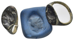 ANCIENT GREEK BRONZE RING.(1st-2nd century BC).Ae.

Condition : Good very fine.

Weight : 3.36 gr
Diameter : 19 mm