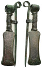 ANCIENT ROMAN BRONZE MASCARA ??? .(Circa 2th Century).Ae.

Condition : Good very fine.

Weight : 7.04 gr
Diameter : 49 mm