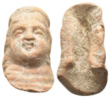 ROMAN HEAD of CYBELE (?).(1st-3rd century).Terracotta.

Condition : Good very fine.

Weight : 9.00 gr
Diameter : 42 mm