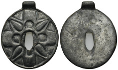 ANCIENT ROMAN BRONZE APLIQUE.(1st-2nd century).Ae.

Condition : Good very fine.

Weight : 21.72 gr
Diameter : 44 mm