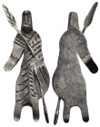 ANCIENT ROMAN SILVER ZEUS FIGURINE.(1st- 3rd century).Ar.

Condition : Good very fine.

Weight : 3.60 gr
Diameter : 44 mm