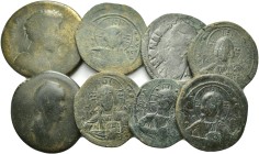 ANCIENT BRONZE COINS.SOLD AS SEEN.NO RETURN.