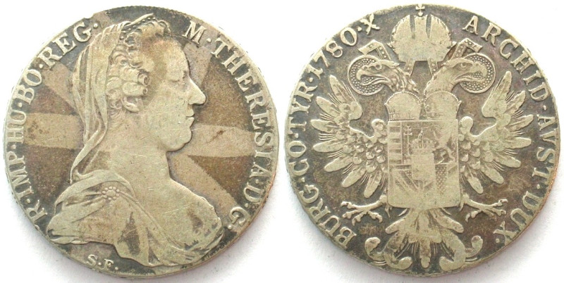 AUSTRIA Maria Theresa Thaler 1780, Rome mint (1935-39) silver VF. Hafner 71, Ley...