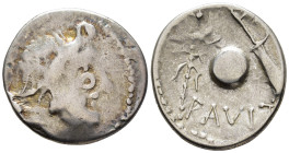 EASTERN CELTS. Eravisci. Imitating a denarius of Cn. Cornelius Lentulus, 76–75 BC. Denarius (AR, 19 mm, 3.48 g) 1st century BC, Danube region.

Styl...