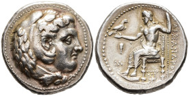 MACEDONIAN KINGS. Alexander III the Great (336–323 BC). Tetradrachm (AR, 27 mm, 16.83 g) c. 325–323 BC, Babylon mint. Posthumous issue struck under St...