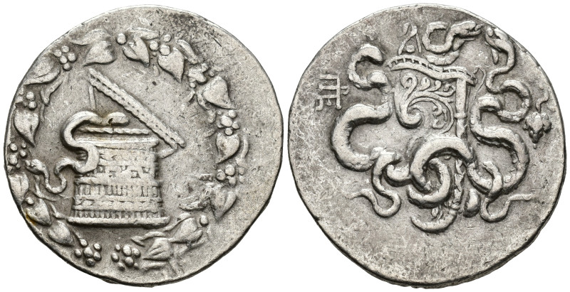 MYSIA. Pergamon. Cistophoric standard. Tetradrachm (AR, 28 mm, 12.59 g) c. 166–1...