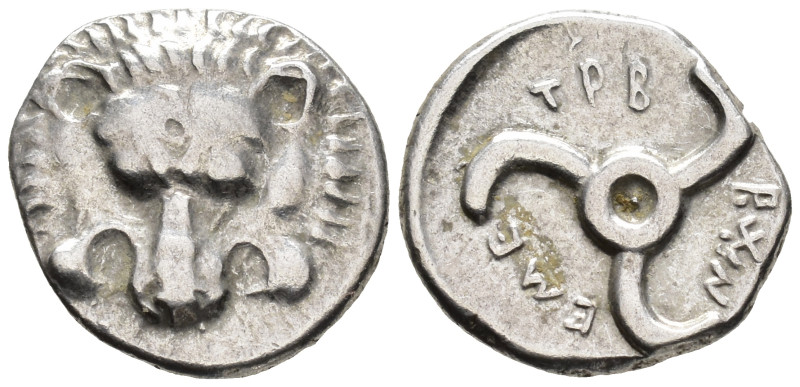 LYCIAN DYNASTS. Trbbenimi (c. 390–375 BC). 1/3 Stater (AR, 15 mm, 2.66 g) Wedrei...