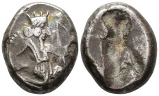 PERSIA. Achaemenid Empire. Time of Xerxes II to Artaxerxes II (c. 420–375 BC). Siglos (AR, 16 mm, 5.80 g) Sardes or subsidiary mint. Lydo-Milesian sta...