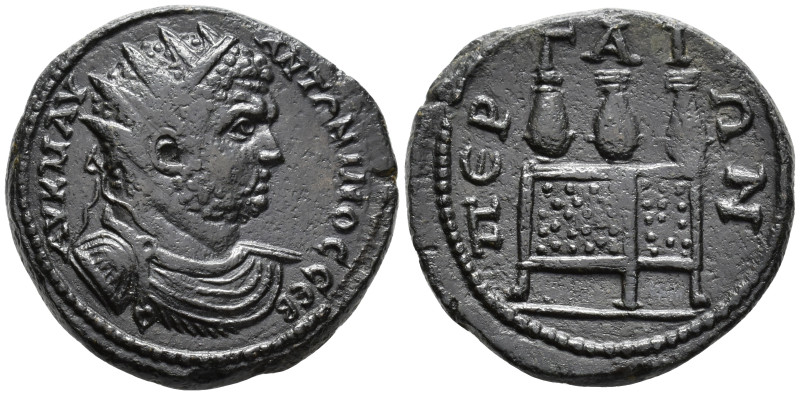 PAMPHYLIA. Perge. Caracalla (AD 198–217). AE (26 mm, 8.96 g) 

ΑΥ Κ Μ ΑΥ – ΑΝΤ...